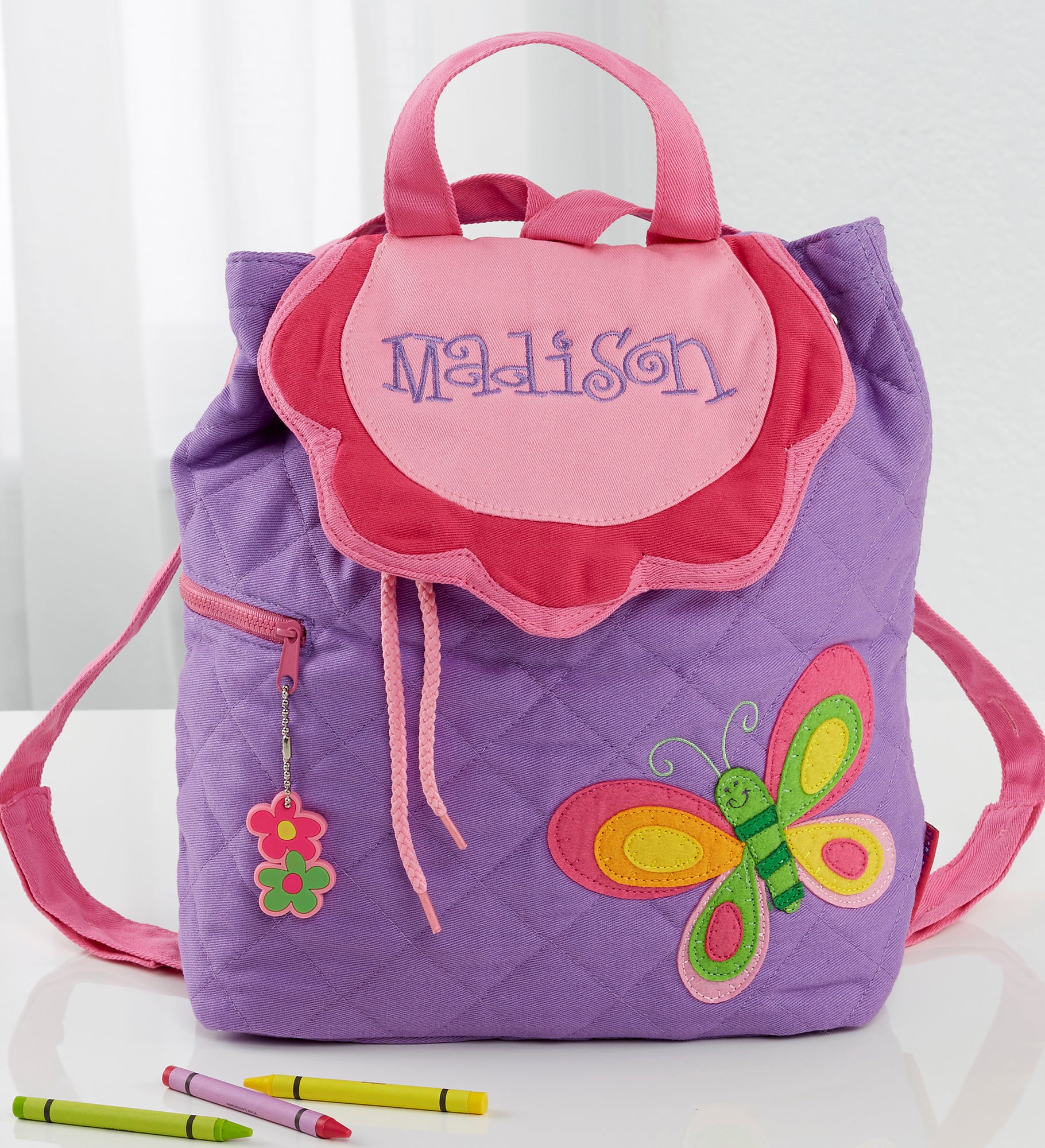 Butterfly Embroidered Kid's Backpack
